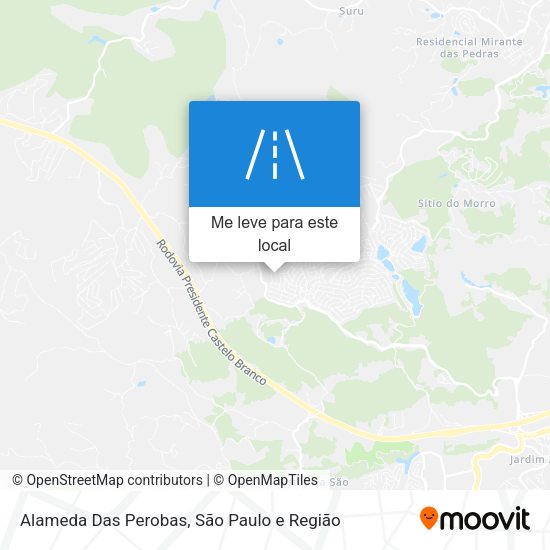 Alameda Das Perobas mapa