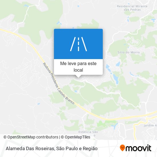 Alameda Das Roseiras mapa