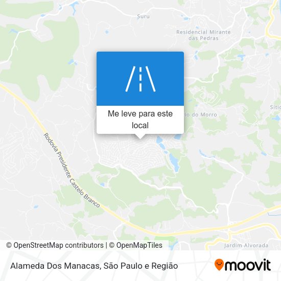 Alameda Dos Manacas mapa
