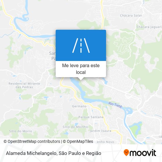 Alameda Michelangelo mapa