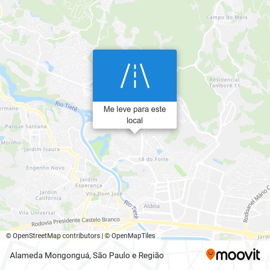 Alameda Mongonguá mapa