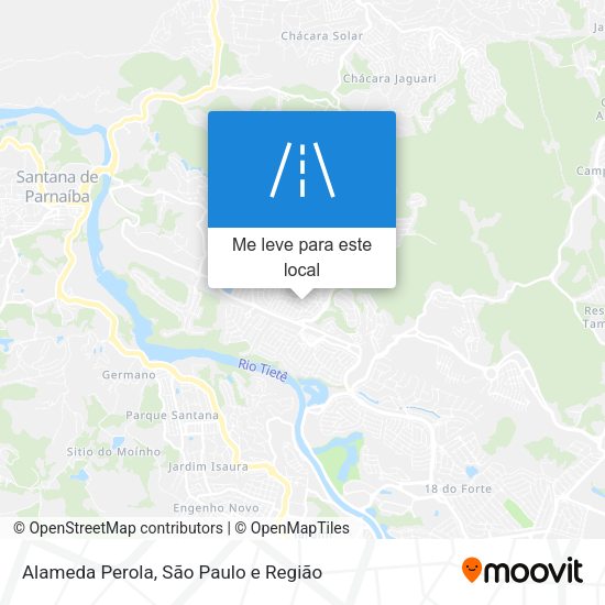 Alameda Perola mapa