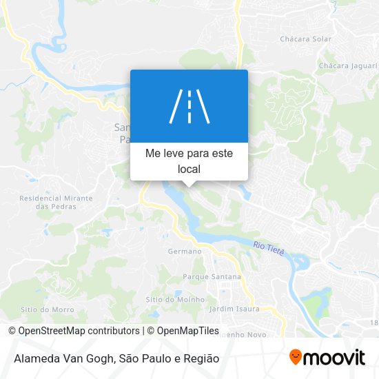 Alameda Van Gogh mapa