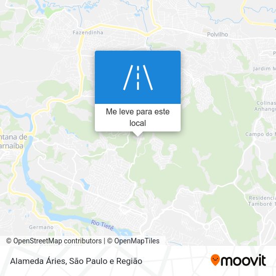 Alameda Áries mapa