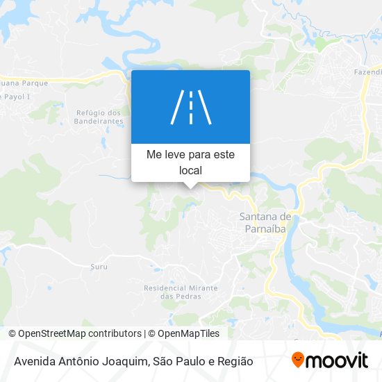 Avenida Antônio Joaquim mapa