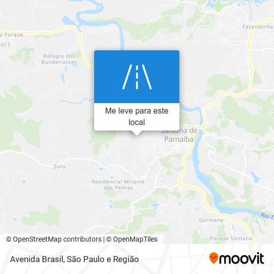 Avenida Brasil mapa