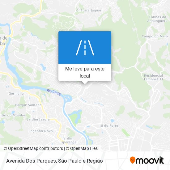 Avenida Dos Parques mapa