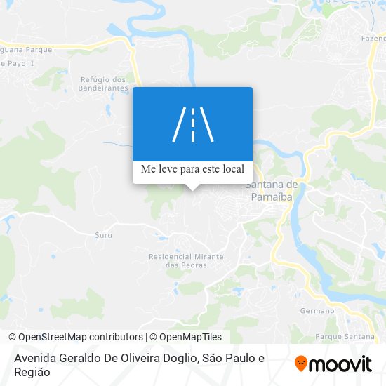 Avenida Geraldo De Oliveira Doglio mapa