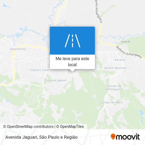 Avenida Jaguari mapa