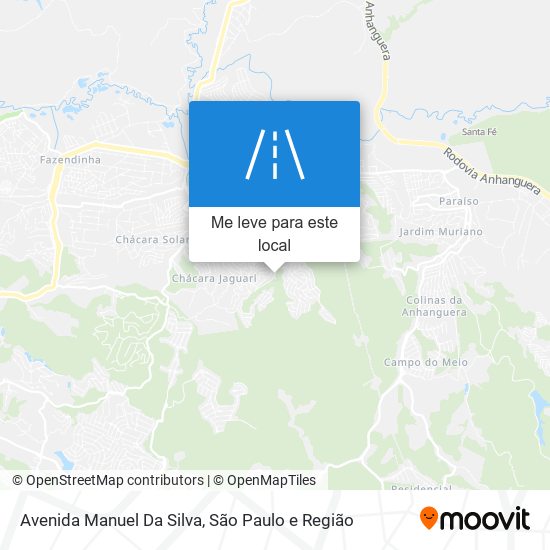 Avenida Manuel Da Silva mapa