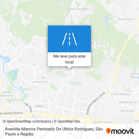 Avenida Marcos Penteado De Ulhôa Rodrigues mapa