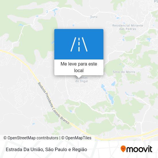 Estrada Da União mapa
