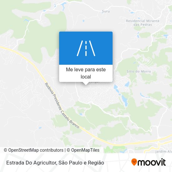Estrada Do Agricultor mapa
