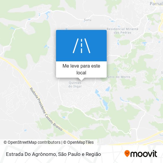 Estrada Do Agrônomo mapa