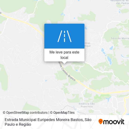 Estrada Municipal Euripedes Moreira Bastos mapa