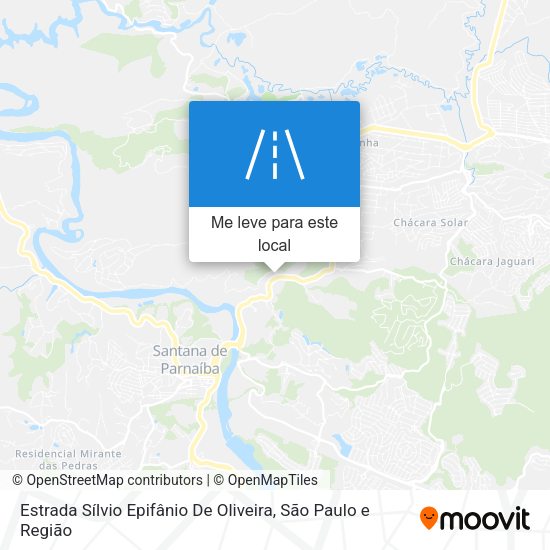 Estrada Sílvio Epifânio De Oliveira mapa