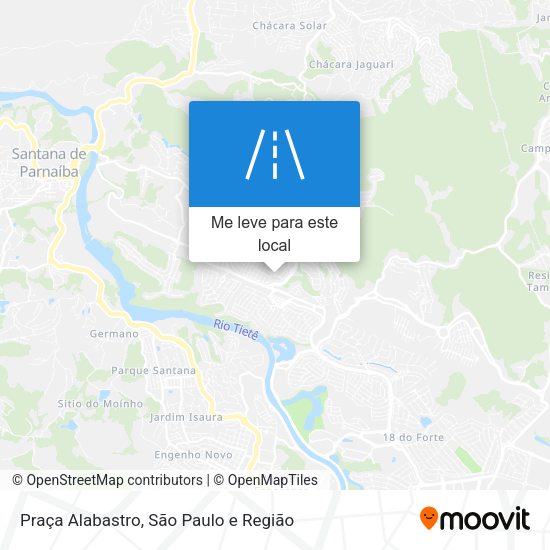 Praça Alabastro mapa