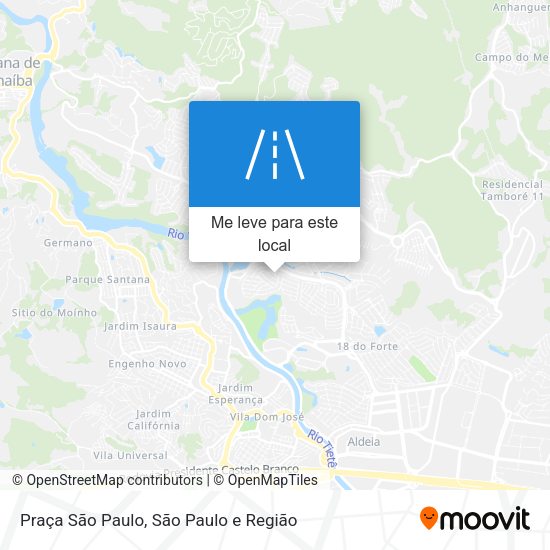 Praça São Paulo mapa