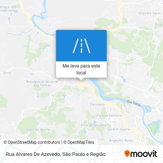 Rua Alvares De Azevedo mapa
