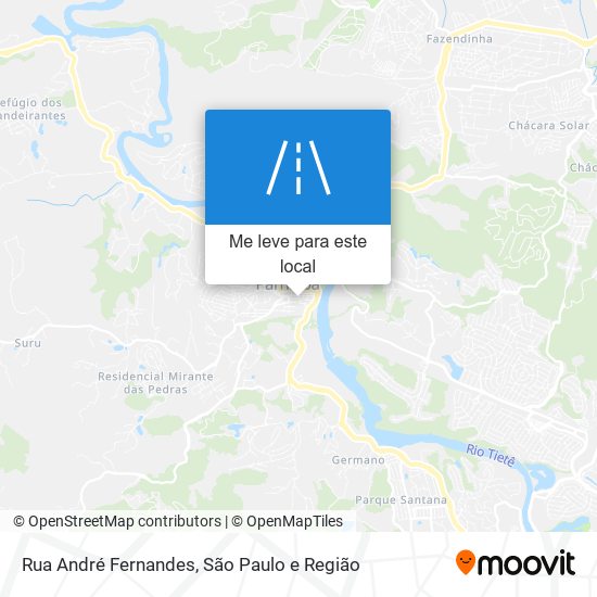 Rua André Fernandes mapa