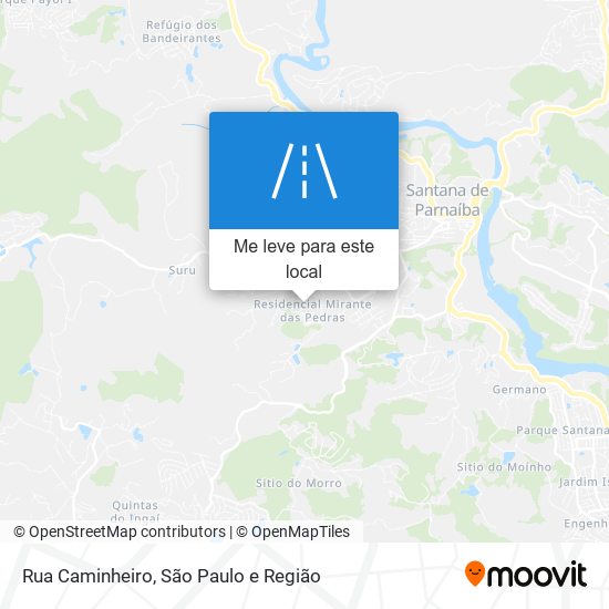 Rua Caminheiro mapa