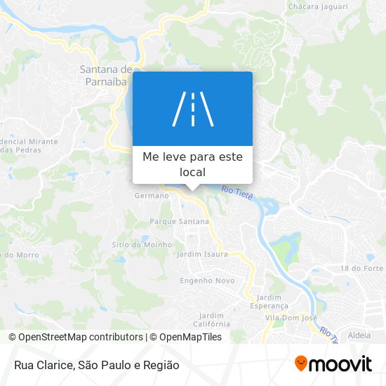 Rua Clarice mapa