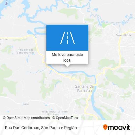 Rua Das Codornas mapa