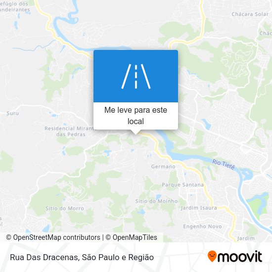 Rua Das Dracenas mapa