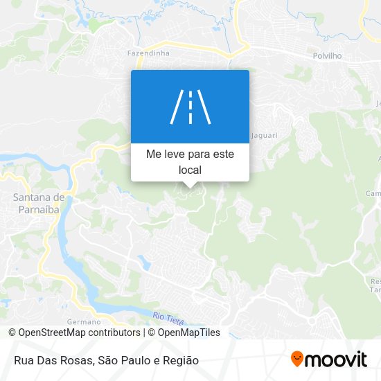 Rua Das Rosas mapa