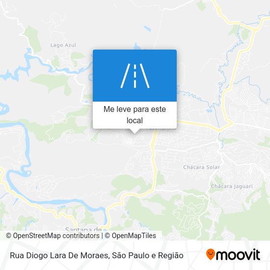 Rua Diogo Lara De Moraes mapa