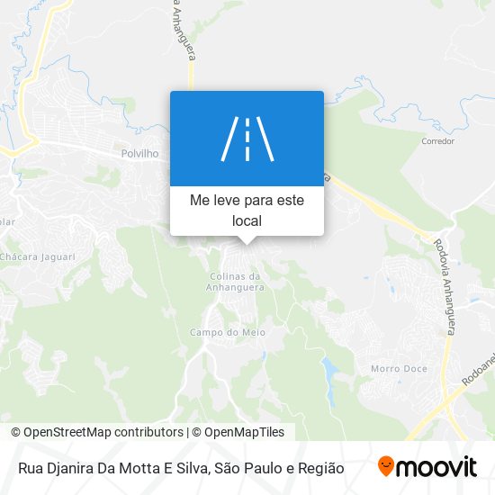 Rua Djanira Da Motta E Silva mapa