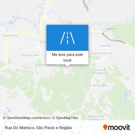 Rua Do Marisco mapa