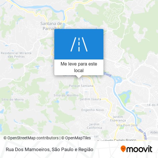 Rua Dos Mamoeiros mapa