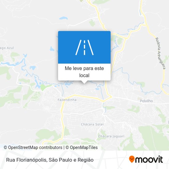 Rua Florianópolis mapa
