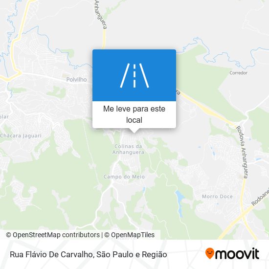 Rua Flávio De Carvalho mapa