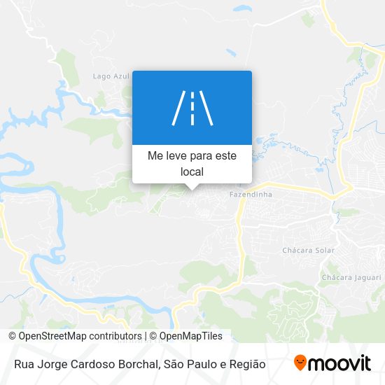 Rua Jorge Cardoso Borchal mapa