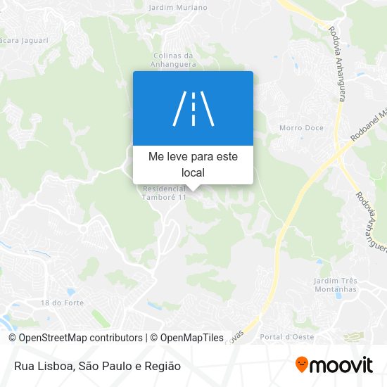 Rua Lisboa mapa