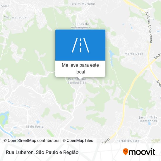 Rua Luberon mapa