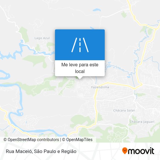 Rua Maceió mapa