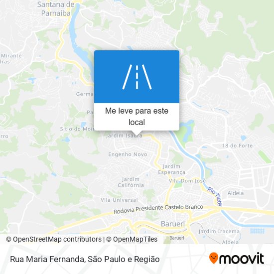 Rua Maria Fernanda mapa