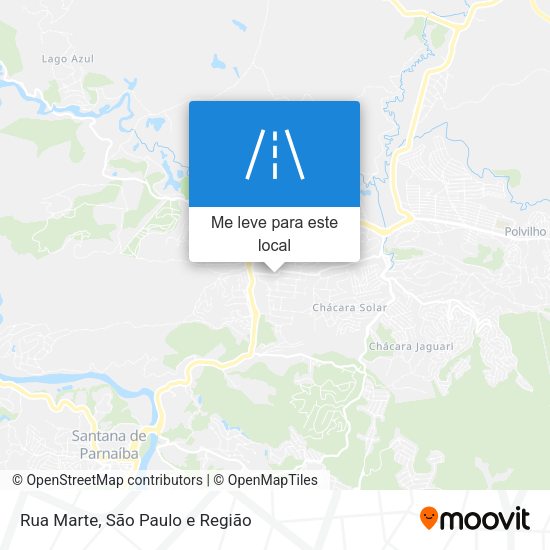 Rua Marte mapa