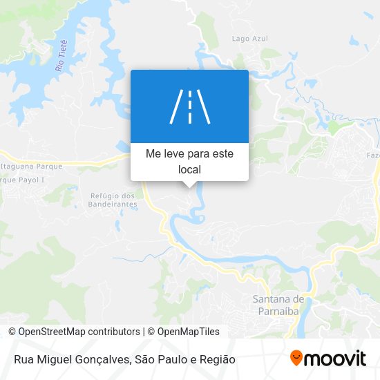 Rua Miguel Gonçalves mapa