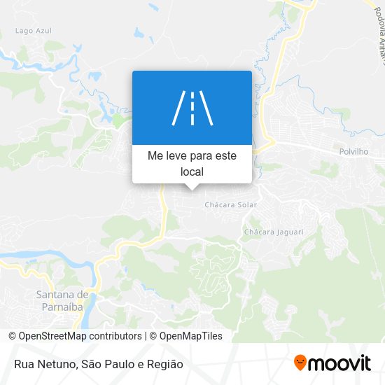 Rua Netuno mapa