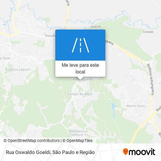 Rua Oswaldo Goeldi mapa