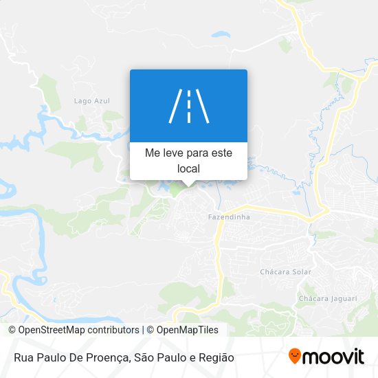 Rua Paulo De Proença mapa