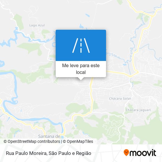 Rua Paulo Moreira mapa