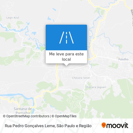 Rua Pedro Gonçalves Leme mapa