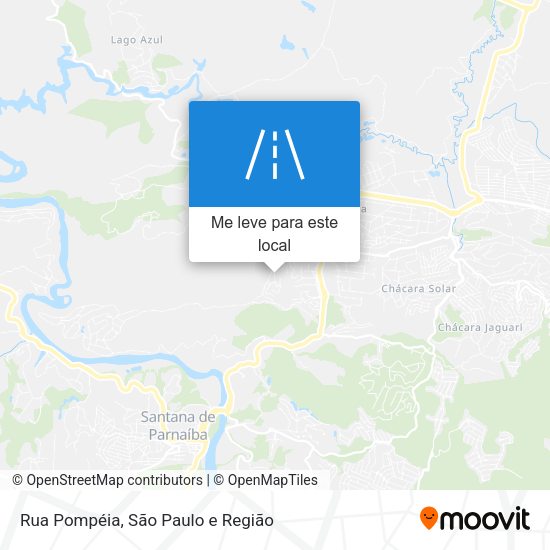 Rua Pompéia mapa