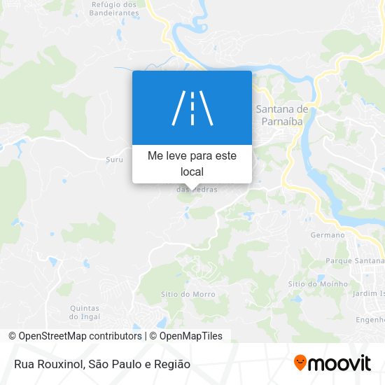 Rua Rouxinol mapa