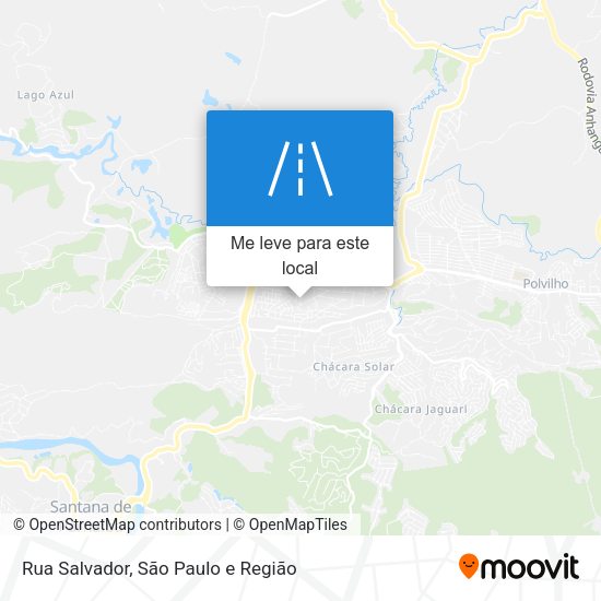 Rua Salvador mapa
